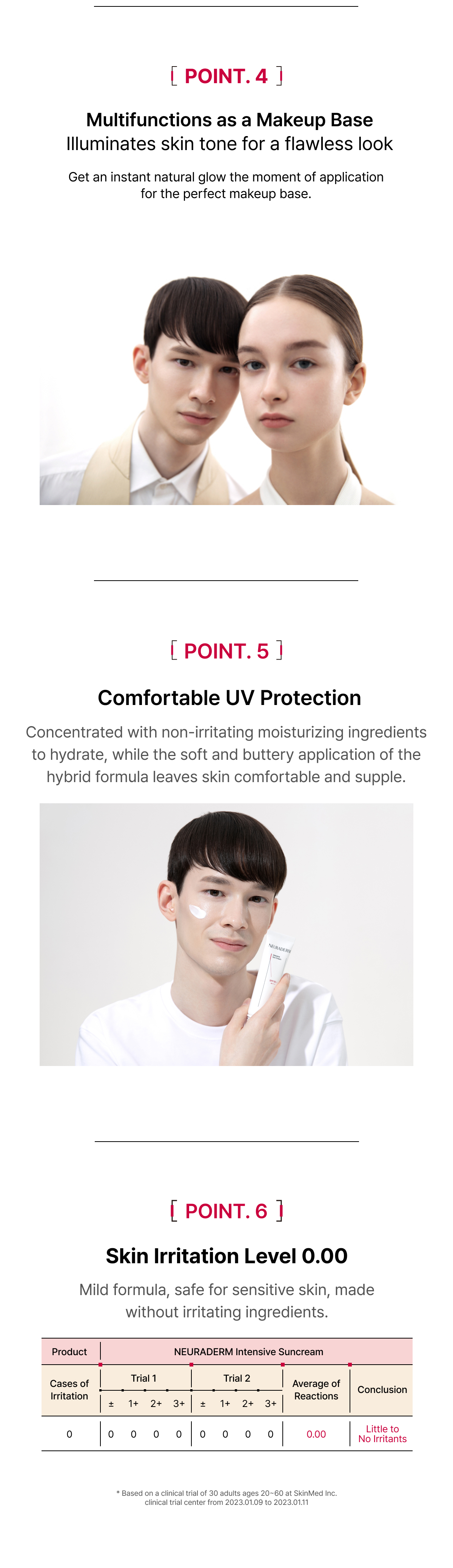 Intensive Sun Cream SPF 50+ information sheet 3